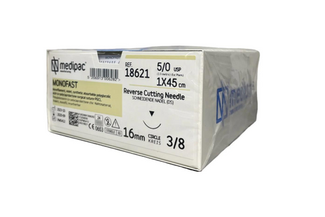 Monofast - Resorberbar monofilament sutur. Violet. Pakning med 24 stk.