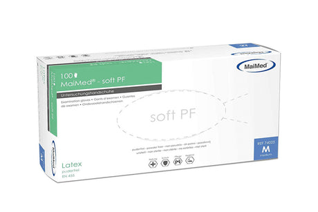 Latex undersøgelseshandske, pakning med 10 x 100 stk