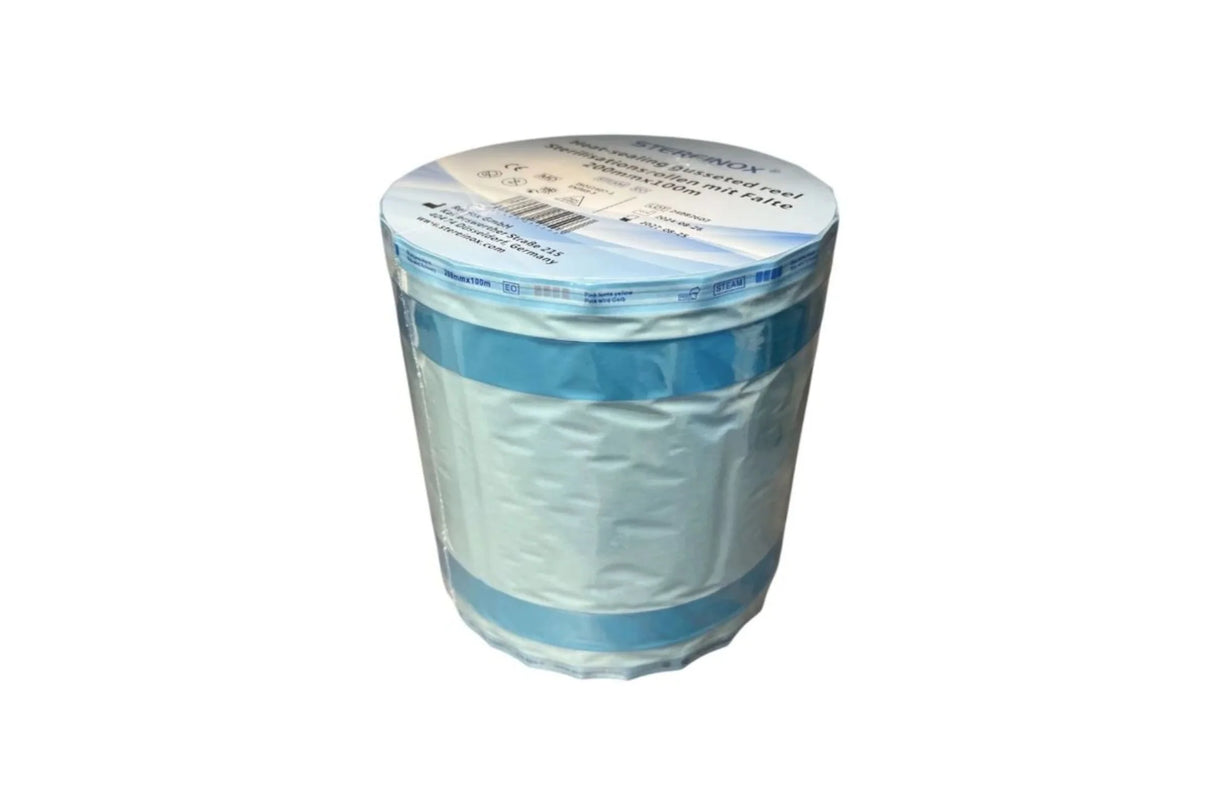 Autoklave rulle med fold 20 cm x 100 m