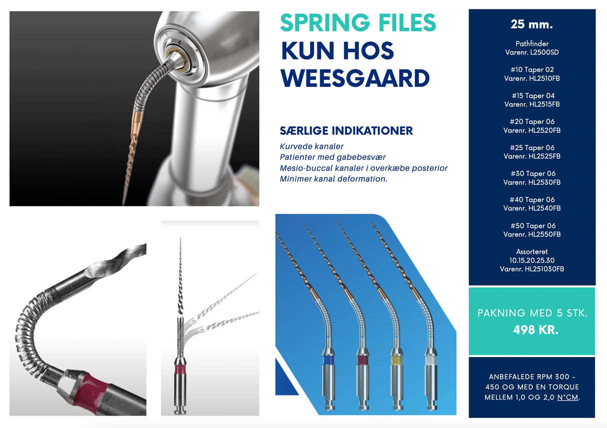 Roterende file 25 mm pakning med 5 stk