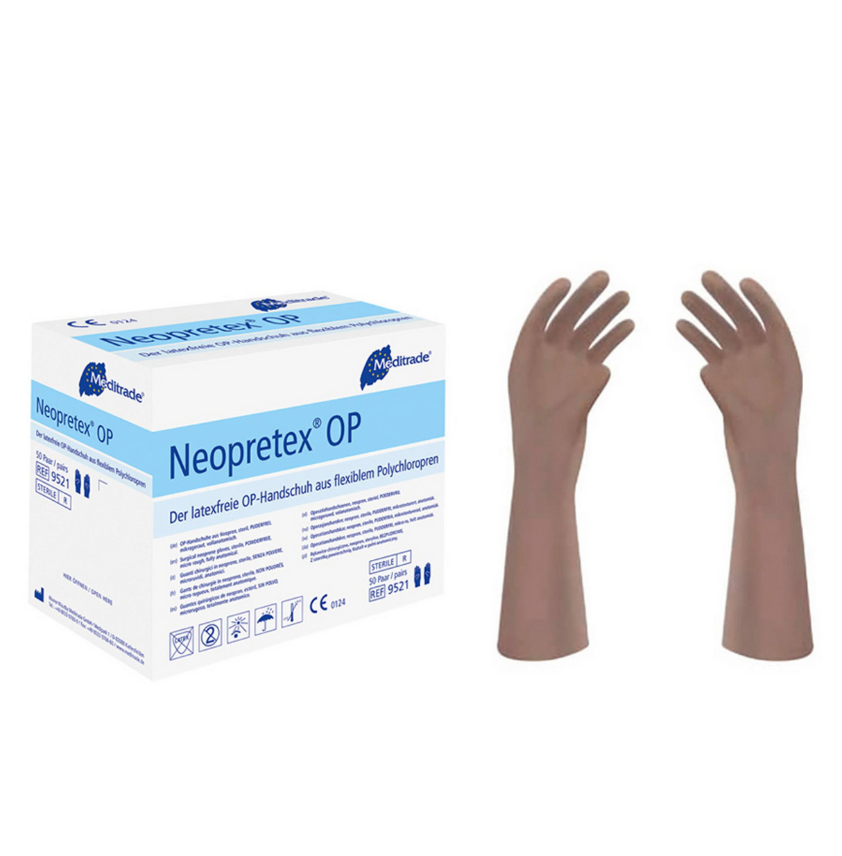 Neopretex handsker, pakning med 50 par