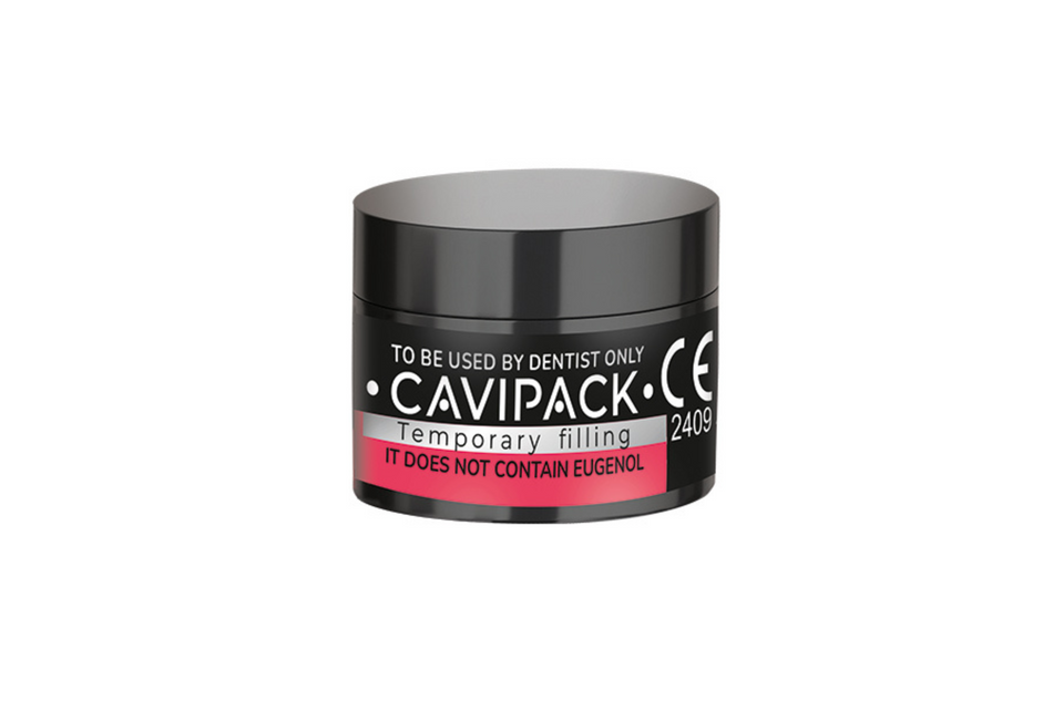 Cavipack, midlertidigt fyldning zinc oxide/sulfate