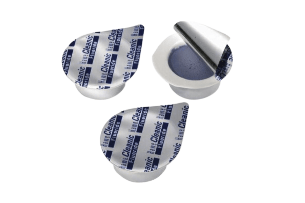 Pudsepasta Cleanic, præ-doserede, med eller uden fluor