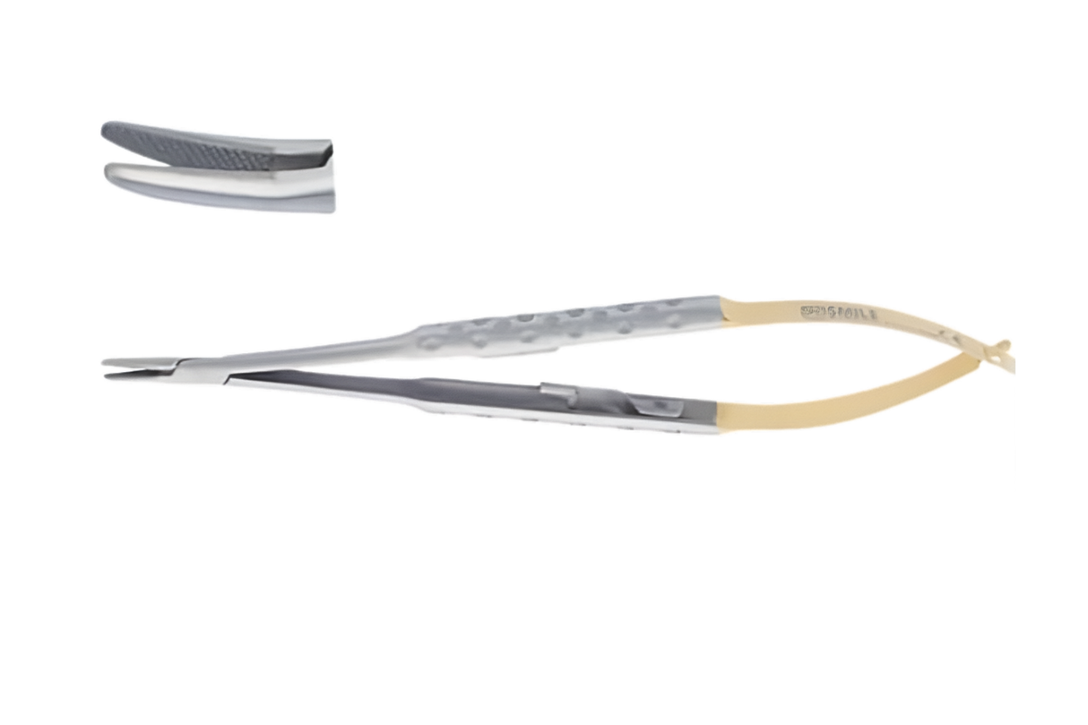 Castroviejo nåleholder buet 18 cm