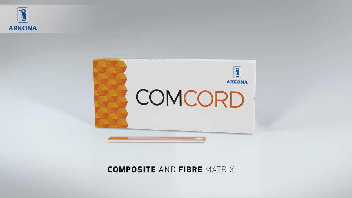Comcord kompositbånd med fiberforstærkning, pakning med 6 cm